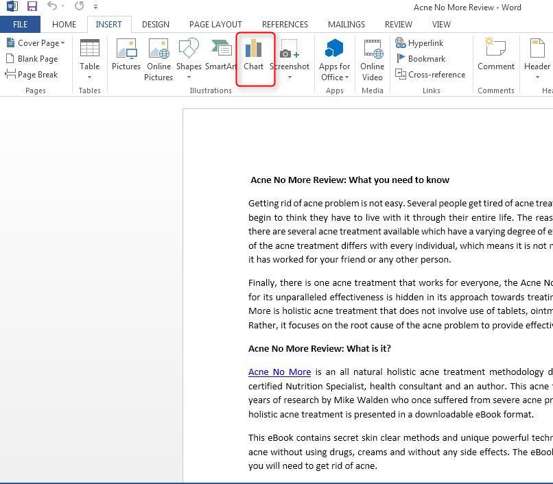 How To Make A Chart In Word Online