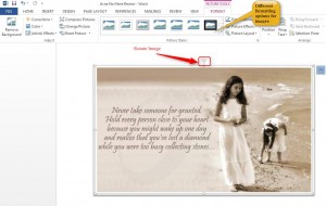 How to insert an Image in Word 2013