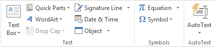 How to Create AutoText Entries in Word 2013 9