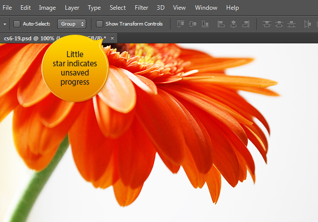 New Saving Options in Photoshop CS6 - Background & Auto Save