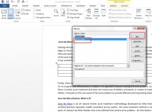 How to create a Macro in Word 2013