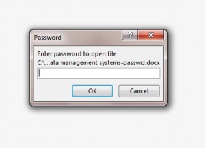 Password Protect your Document in Word 2013