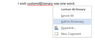 How to Modify Custom Dictionaries in Word 2013 2