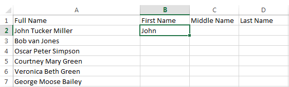How to Use Flash Fill in Excel 2013 2