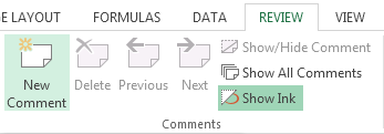 How to use cell comments in Excel 2013 4