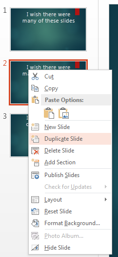 How to Create Duplicate Slides in PowerPoint 2013 6